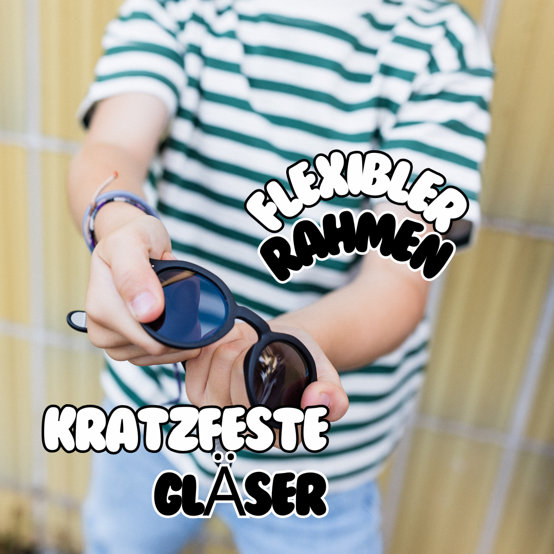 Flitzkids Sonnenbrille - Schwarz